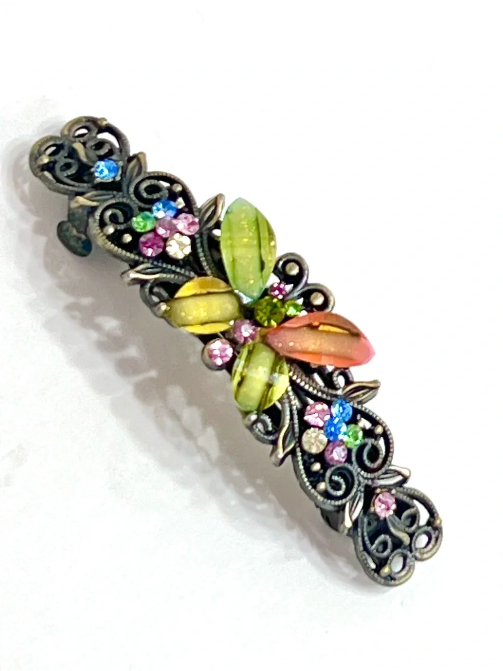 Colorful Crystal Barrette